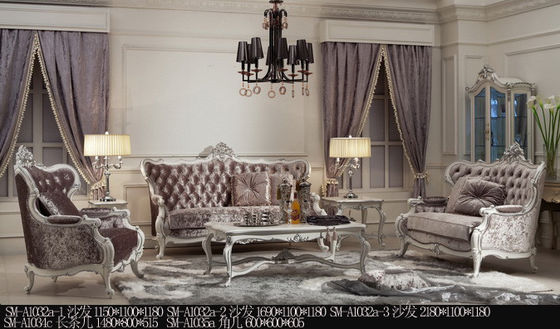 Antique Design Top Living Room Sofa European Design Fabric Sofa Set