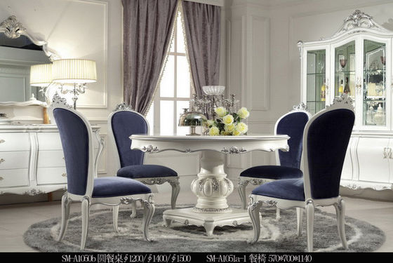 European solid wood dining table and chair villa restaurant dining table furniture