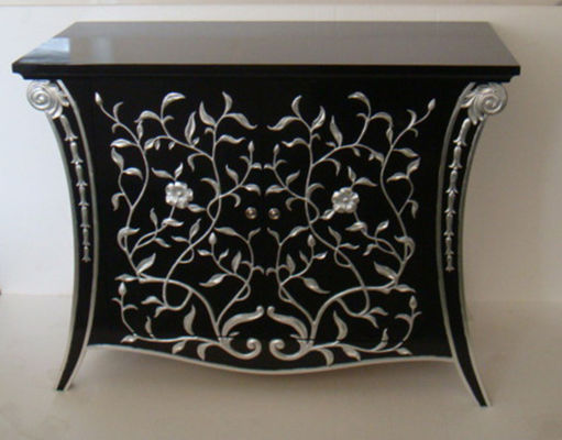 1200x400x900mm Antika Ahşap Sandık Dolabı Eski Fransız Country Dolabı