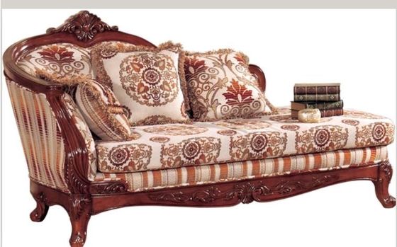 Brown Italian Leather Luxury Chaise Lounge Handcraft