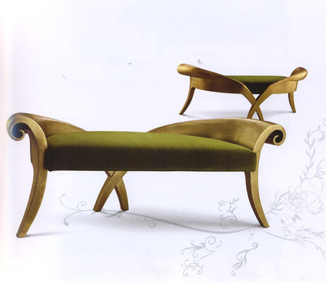İtalyan Tarzı Lüks Şezlong Masif Ahşap El Oyması Şezlong 1865*820*840mm