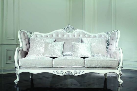 3'lü Kadife Chesterfield Koltuk Takımı